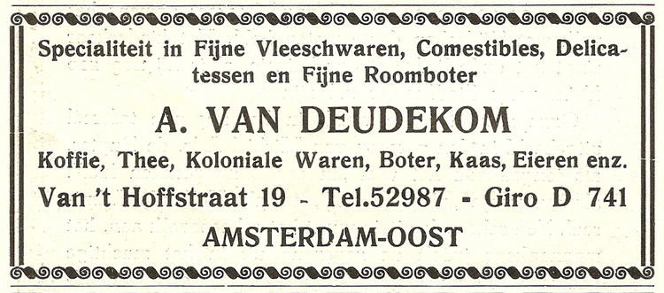 Van 't Hofflaan 19 - 1931  