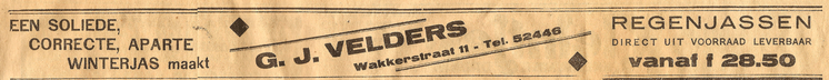 Wakkerstraat 11 - 1938  