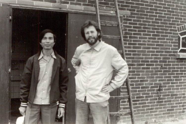  Pieter Bol en zijn Vietnemese vriend Pham Van Nong, zomer 1982 