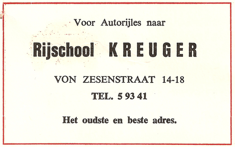 Von Zesenstraat 14 - 18 - 1968  