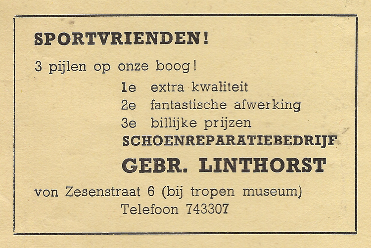 von Zesenstraat 06 - 1960  