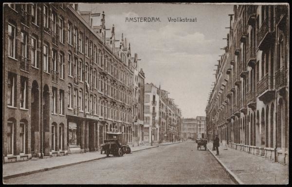  De Vrolikstraat in 1929.<br />Foto: Beeldbank Stadsarchief Amsterdam 