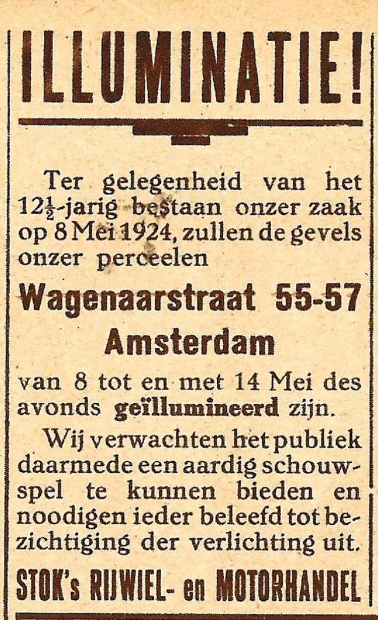 Wagenaarstraat 55-57 - 1924 .<br />Bron: De Stad Amsterdam 