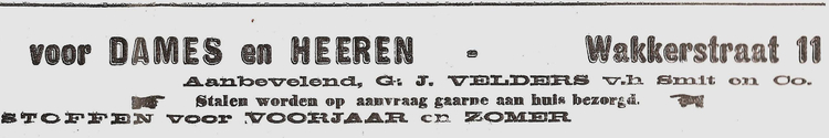 Wakkerstraat 11  - 1913  