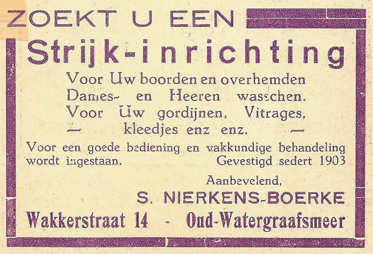 Wakkerstraat 14 - 1939  