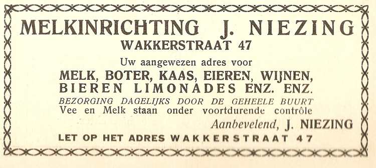Wakkerstraat 47 - 1931  