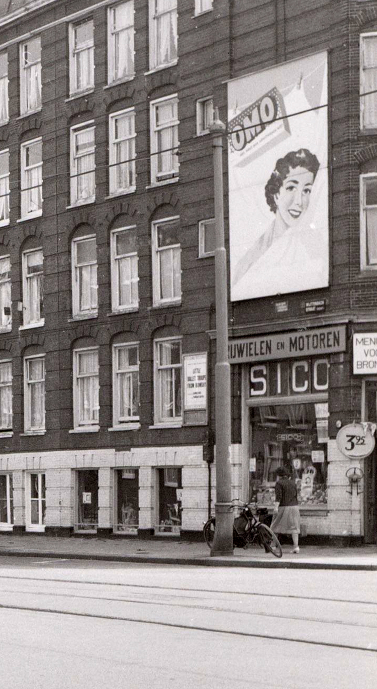 Wijttenbachstraat 74-78 - 1960 .<br />Foto: Beeldbank Amsterdam 