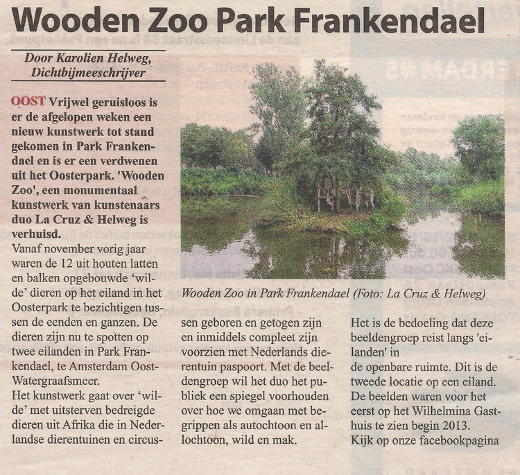 Wooden Zoo Park Frankendael  