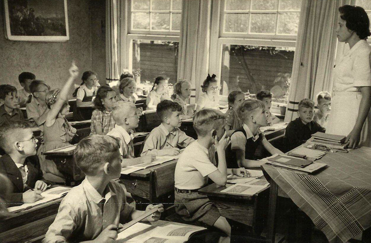 WSV 3e klas 1949 1950 .<br />Foto: Jan Peursum 