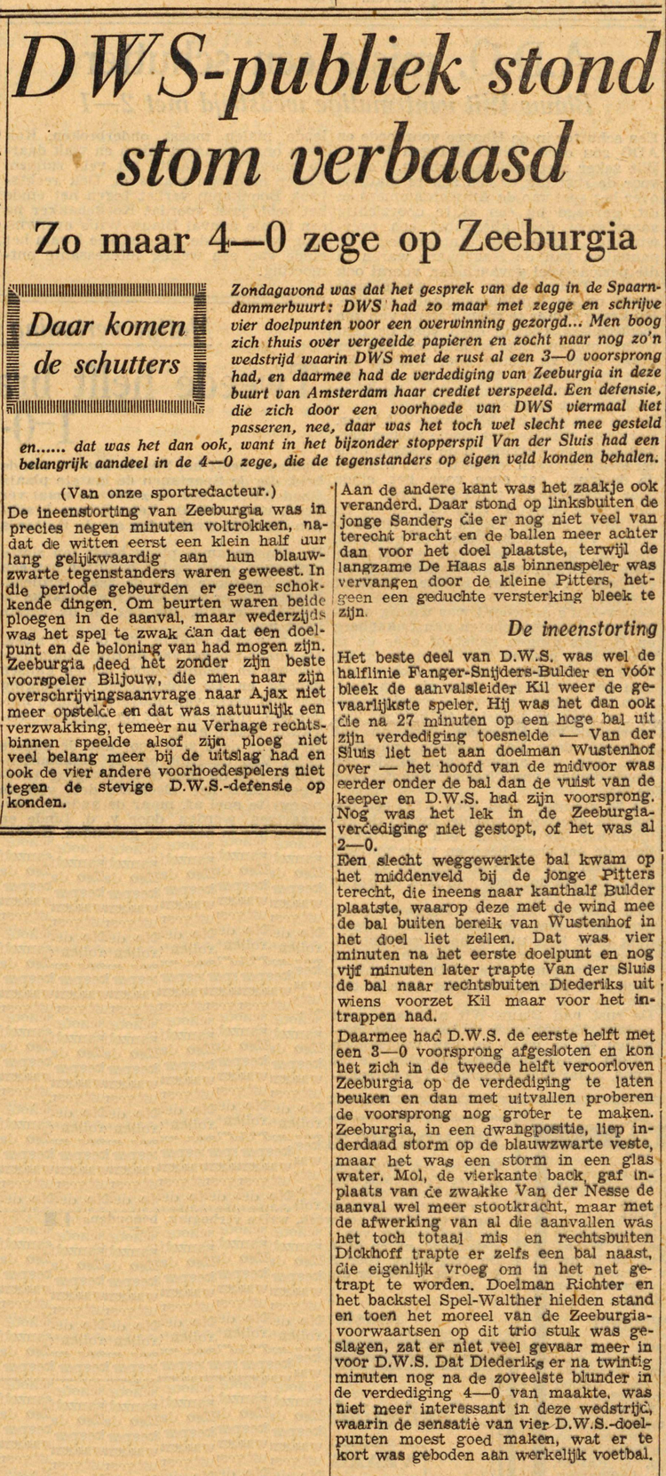 17 januari 1949  <p>.<br />
<em>Klik rechts bovenaan op het bericht en het krantenartikel wordt vergroot weergegeven.</em></p>