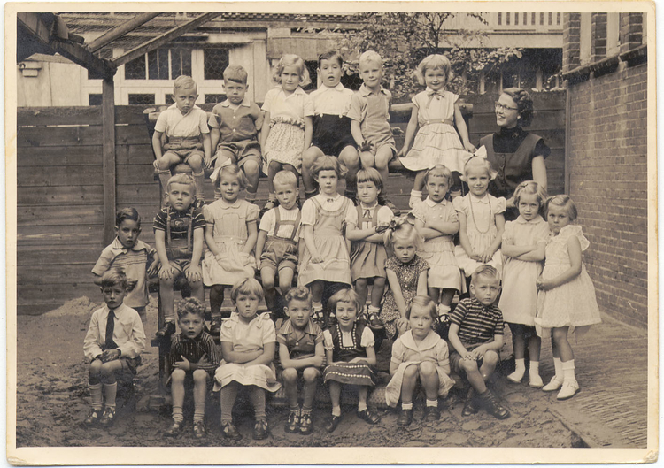 Kleuterklas 1955. Mijn kleuterklas van de kleuterschool Trifosa (later Zonnehoek) 