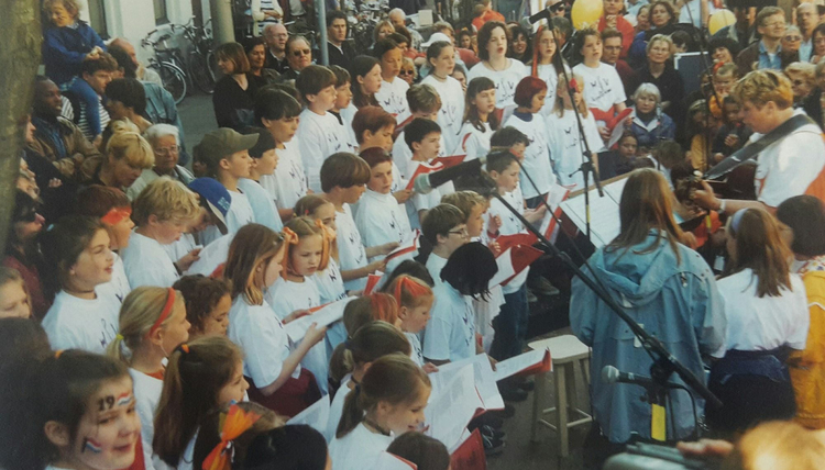WSV koor Koninginnedag 1994.  