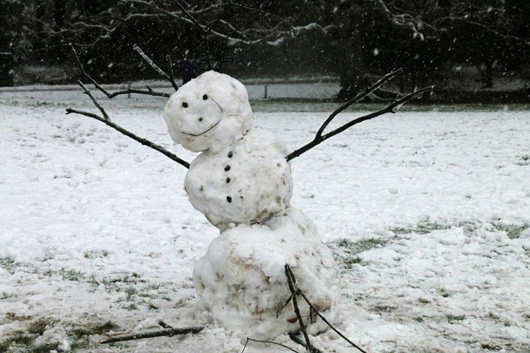 We hadden geen sneeuwpop bij dit verhaal, daarom mochten wij van 'Vrienden van het Flevopark' deze lachende sneeuwpop uit het Flevopark plaatsen. Met dank aan fotograaf Goos v.d. Sijde . 10 december 2017  