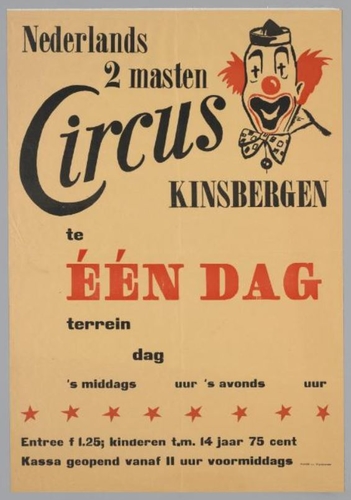 Circus Kinsbergen. Circus Kinsbergen. Bron Geheugen van Nederland, Theaterinstituut Nederland 