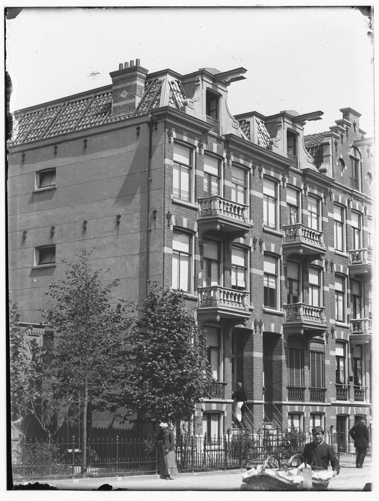 Burmanstraat in 1890 Afkomstig uit Stadsarchief Amsterdam 