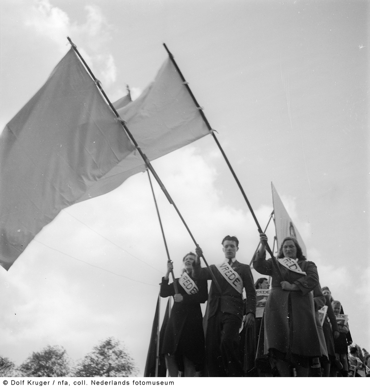 1 mei optocht 1949. Fotograaf: Dolf Krüger/Nederlands Fotomuseum 