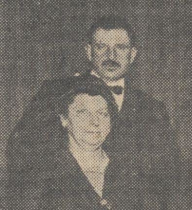 Levie Vuijsje met zijn vrouw, bron: het NIW van 19 sept. 1930.  
