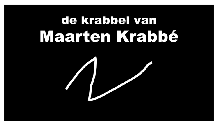 de krabbel van Maarten Krabbé  