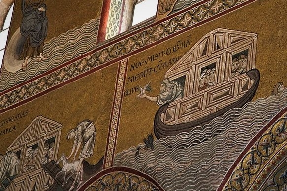 Duomo di Monreale /  Noach met duif  