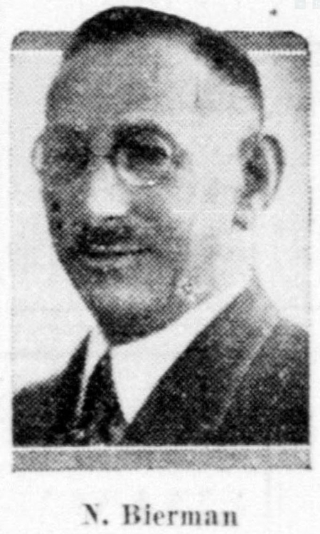 Nathan Bierman, bron: De Telegraaf van 04-09-1934  