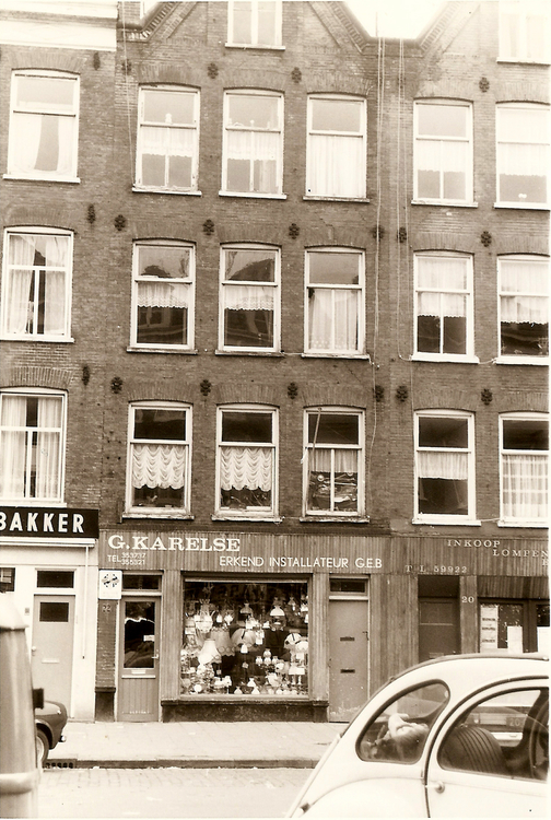 Dapperstraat 22,omstreeks 1972, foto Ria Karelse  