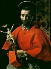 San Carlo Borromeo  geboren a.h.  Lago Maggiore / Arona. &  