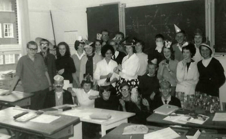 Laatste schooldag 1963  Foto: John Toxopeus  