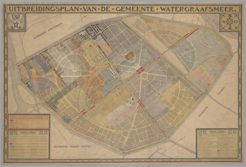 Uitbreidingsplan van de gemeente Watergraafsmeer Datering: 1907 Collectie Stadsarchief Amsterdam  