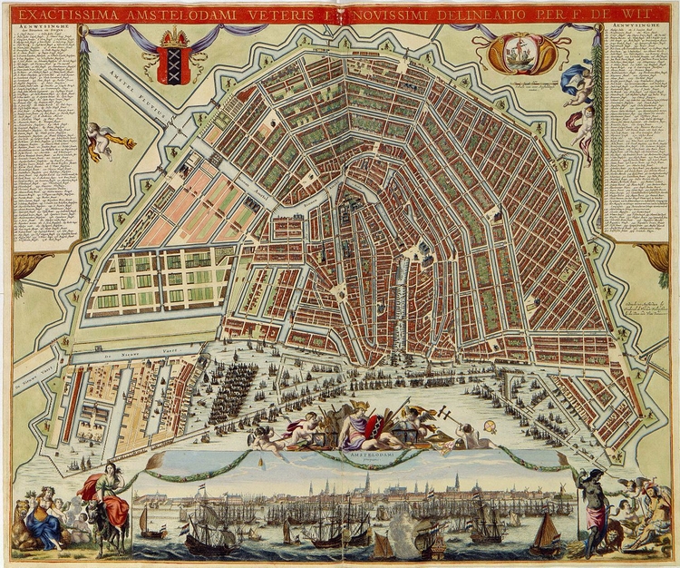 Amsterdam 1688 bolwerken  