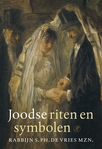 Voorblad van het boek van Rabbijn De Vries.  