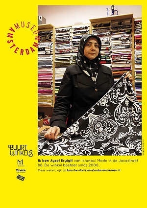 Poster van de tentoonstelling _Buurtwinkels-2011  