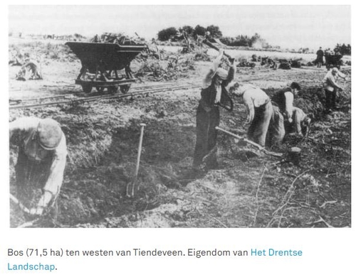 Werkverschaffing Kremboong, bron: het Geheugen van Drenthe / Kremboong   