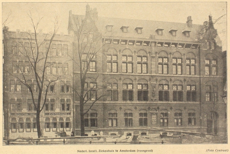 Het Nederl. Isr. Ziekenhuis, bron: De Geïllustreerde Joodsche post, jrg 1, 1921, no 39, 29-09-1921  