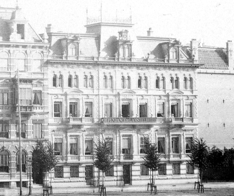 1886 - opschrift "Dependance van het Amstelhotel"  