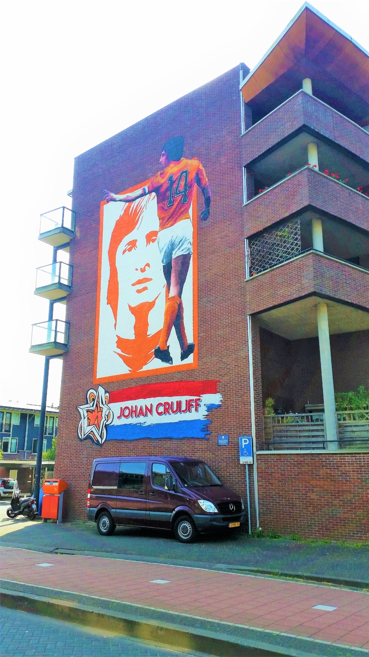 Cruijff-mural     -   Archief Amsterdam   