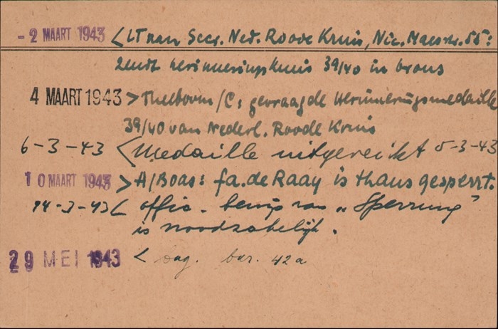 Joodse Raadkaart (3) Louis van Maarsen, bron: Arolsen Archives.   