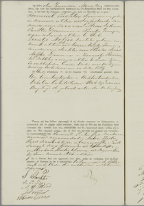 Huwelijksakte van Samuel Pachter en Leentje Moffie van 7 nov. 1860, bron: WieWasWie  