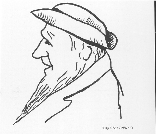 Portrettekening van Jesaya Kleerekoper, vader van Betje, bron: Geni. Com  