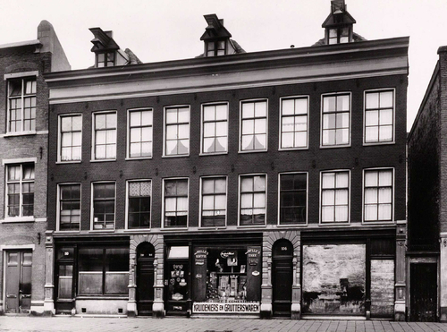 foto kruidenierswinkel Sundermeijer - 1e Oosterparkstraat 108 - 1930  