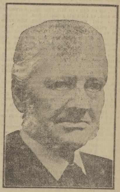 Foto van de heer Ludwig, stadsheelmeester, bron: De Courant van 31 dec. 1910.   