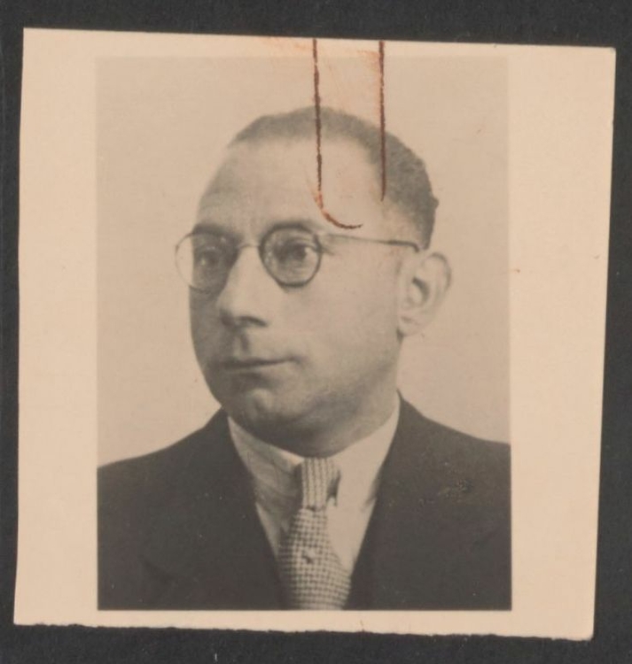 Pasfoto van David Soesan bij de overgang naar Bestalel, bron: archief ANDB – IISG  