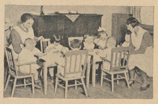 Afbeelding van het Tehuis Annette, bron: Het kind; veertiendaagsch blad voor ouders en opvoeders, jrg 50, 1950, no. 9, 1950 Afbeelding uit 1932!  