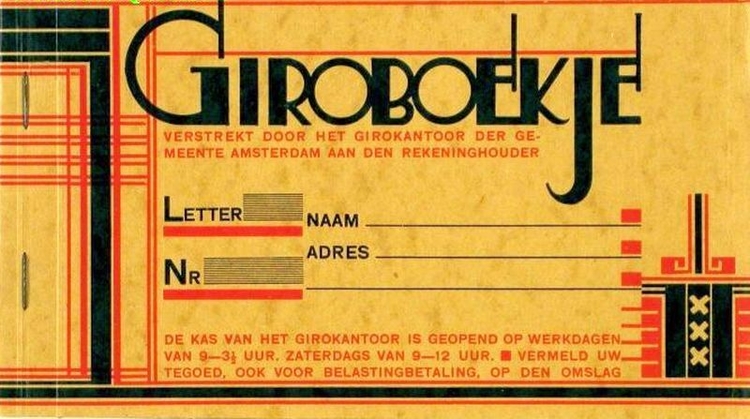 GiroBoekje (Bron: Stedelijk Museum)  