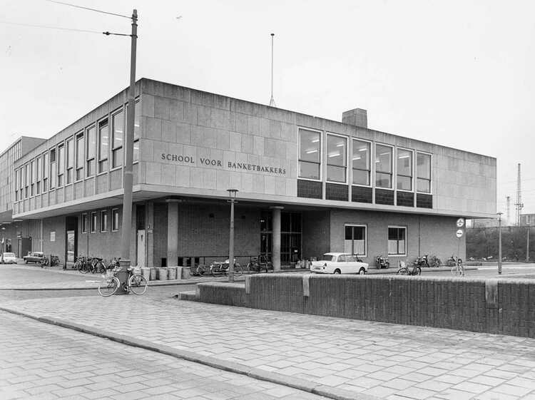 Rein Mulder junior Banketbakkersvakschool 1970 Amsterdam Banketbakkersvakschool voorloper op de Berkhof 1970  