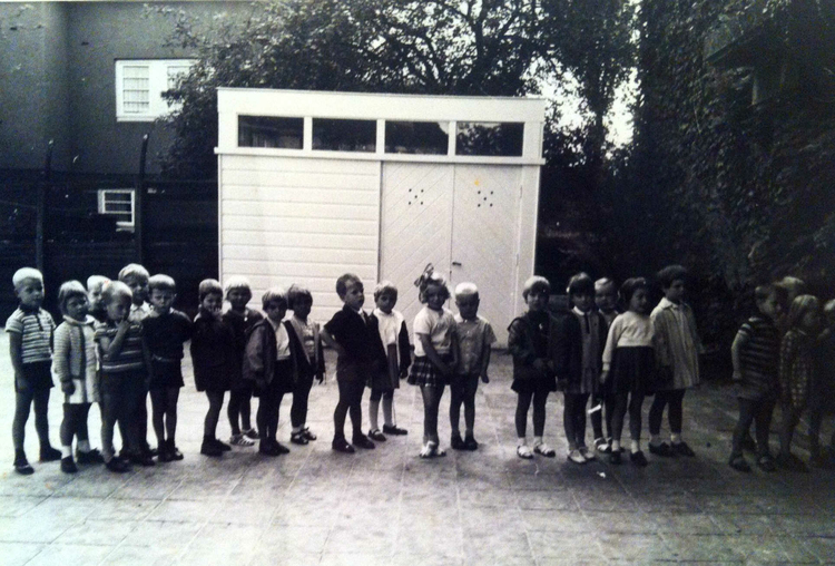 Kleuterschool De merel, 1965.  