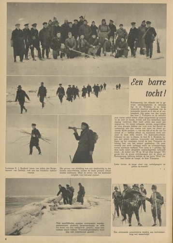 Hoe koud het was in Nederland, bron: Het Noorden in woord en beeld, jrg 15, 1939-1940, no. 47, 02-02-1940  