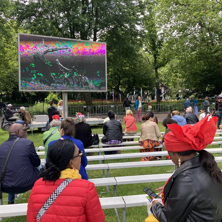 Oosterpark bij Nationaal Monument Slavernijverleden  