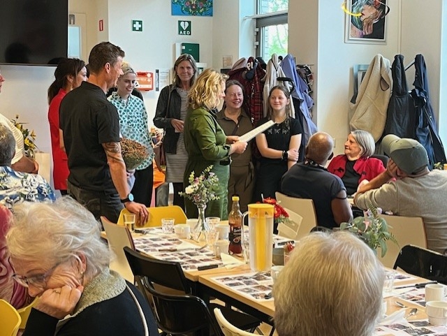 De speech door Carolien de Heer, Foto Carin ten Hoonte  